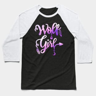 Wolf girl Baseball T-Shirt